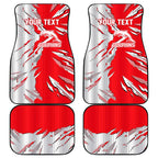 Personalized Dolphins Car Mats Dynamic Lightning Mascot Rugby Australia