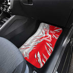 Personalized Dolphins Car Mats Dynamic Lightning Mascot Rugby Australia
