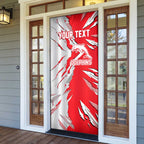 Personalized Dolphins Door Cover Dynamic Lightning Mascot Rugby Australia