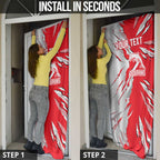 Personalized Dolphins Door Cover Dynamic Lightning Mascot Rugby Australia
