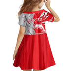 Personalized Dolphins Family Matching Summer Maxi Dress and Hawaiian Shirt Dynamic Lightning Mascot Rugby Australia