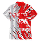Personalized Dolphins Family Matching Summer Maxi Dress and Hawaiian Shirt Dynamic Lightning Mascot Rugby Australia