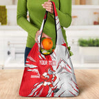 Personalized Dolphins Grocery Bag Dynamic Lightning Mascot Rugby Australia