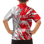 Personalized Dolphins Hawaiian Shirt Dynamic Lightning Mascot Rugby Australia