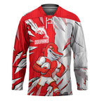 Personalized Dolphins Hockey Jersey Dynamic Lightning Mascot Rugby Australia