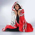 Personalized Dolphins Hooded Blanket Dynamic Lightning Mascot Rugby Australia