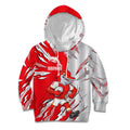 Personalized Dolphins Kid Hoodie Dynamic Lightning Mascot Rugby Australia
