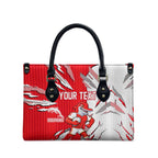 Personalized Dolphins Leather Bag Dynamic Lightning Mascot Rugby Australia