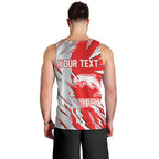 Personalized Dolphins Men Tank Top Dynamic Lightning Mascot Rugby Australia
