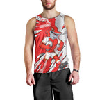 Personalized Dolphins Men Tank Top Dynamic Lightning Mascot Rugby Australia
