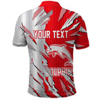 Personalized Dolphins Polo Shirt Dynamic Lightning Mascot Rugby Australia
