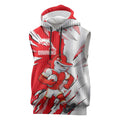 Personalized Dolphins Sleeveless Hoodie Dynamic Lightning Mascot Rugby Australia