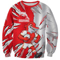 Personalized Dolphins Sweatshirt Dynamic Lightning Mascot Rugby Australia