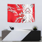Personalized Dolphins Tapestry Dynamic Lightning Mascot Rugby Australia