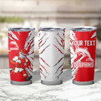 Personalized Dolphins Tumbler Cup Dynamic Lightning Mascot Rugby Australia