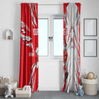 Personalized Dolphins Window Curtain Dynamic Lightning Mascot Rugby Australia