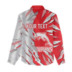 Personalized Dolphins Women Casual Shirt Dynamic Lightning Mascot Rugby Australia