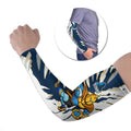 Personalized Gold Coast Titans Arm Sleeves Dynamic Lightning Mascot Rugby Australia
