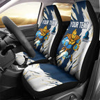 Personalized Gold Coast Titans Car Seat Cover Dynamic Lightning Mascot Rugby Australia