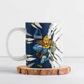 Personalized Gold Coast Titans Ceramic Mug Dynamic Lightning Mascot Rugby Australia