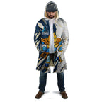 Personalized Gold Coast Titans Cloak Dynamic Lightning Mascot Rugby Australia