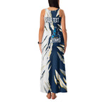 Personalized Gold Coast Titans Family Matching Tank Maxi Dress and Hawaiian Shirt Dynamic Lightning Mascot Rugby Australia