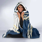 Personalized Gold Coast Titans Hooded Blanket Dynamic Lightning Mascot Rugby Australia