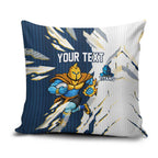 Personalized Gold Coast Titans Pillow Cover Dynamic Lightning Mascot Rugby Australia