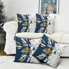 Personalized Gold Coast Titans Pillow Cover Dynamic Lightning Mascot Rugby Australia