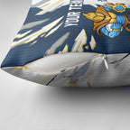 Personalized Gold Coast Titans Pillow Cover Dynamic Lightning Mascot Rugby Australia