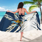 Personalized Gold Coast Titans Sarong Dynamic Lightning Mascot Rugby Australia
