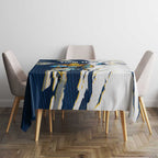 Personalized Gold Coast Titans Tablecloth Dynamic Lightning Mascot Rugby Australia