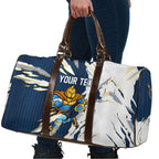 Personalized Gold Coast Titans Travel Bag Dynamic Lightning Mascot Rugby Australia