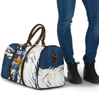 Personalized Gold Coast Titans Travel Bag Dynamic Lightning Mascot Rugby Australia