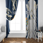 Personalized Gold Coast Titans Window Curtain Dynamic Lightning Mascot Rugby Australia