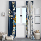 Personalized Gold Coast Titans Window Curtain Dynamic Lightning Mascot Rugby Australia