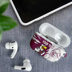 Personalized Manly Warringah Sea Eagles AirPods Case Dynamic Lightning Mascot Rugby Australia
