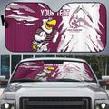Personalized Manly Warringah Sea Eagles Auto Sun Shade Dynamic Lightning Mascot Rugby Australia