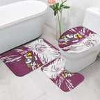 Personalized Manly Warringah Sea Eagles Bathroom Set Dynamic Lightning Mascot Rugby Australia