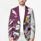 Personalized Manly Warringah Sea Eagles Blazer Dynamic Lightning Mascot Rugby Australia