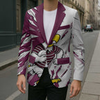 Personalized Manly Warringah Sea Eagles Blazer Dynamic Lightning Mascot Rugby Australia