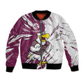 Personalized Manly Warringah Sea Eagles Bomber Jacket Dynamic Lightning Mascot Rugby Australia