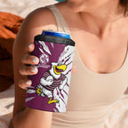 Personalized Manly Warringah Sea Eagles 4 in 1 Can Cooler Tumbler Dynamic Lightning Mascot Rugby Australia