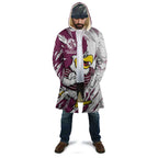 Personalized Manly Warringah Sea Eagles Cloak Dynamic Lightning Mascot Rugby Australia