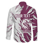 Personalized Manly Warringah Sea Eagles Family Matching Off Shoulder Short Dress and Hawaiian Shirt Dynamic Lightning Mascot Rugby Australia
