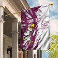 Personalized Manly Warringah Sea Eagles Garden Flag Dynamic Lightning Mascot Rugby Australia