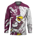 Personalized Manly Warringah Sea Eagles Hockey Jersey Dynamic Lightning Mascot Rugby Australia