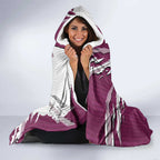 Personalized Manly Warringah Sea Eagles Hooded Blanket Dynamic Lightning Mascot Rugby Australia