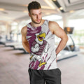 Personalized Manly Warringah Sea Eagles Men Tank Top Dynamic Lightning Mascot Rugby Australia