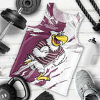 Personalized Manly Warringah Sea Eagles Men Tank Top Dynamic Lightning Mascot Rugby Australia